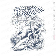 Load image into Gallery viewer, Shirts Magnets / 3"x3" / White Web Surfer