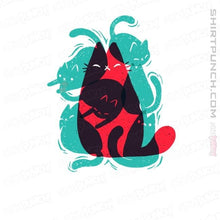 Load image into Gallery viewer, Shirts Magnets / 3"x3" / White Cat Shapes