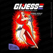 Load image into Gallery viewer, Daily_Deal_Shirts Magnets / 3"x3" / Black Gi Jess