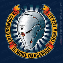 Load image into Gallery viewer, Secret_Shirts Magnets / 3"x3" / Navy A Cornered Fox