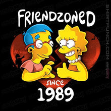 Load image into Gallery viewer, Shirts Magnets / 3"x3" / Black Friendzoned