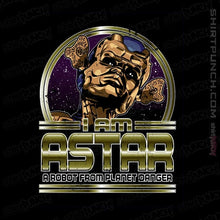 Load image into Gallery viewer, Daily_Deal_Shirts Magnets / 3"x3" / Black Astar From Planet Danger