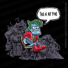 Load image into Gallery viewer, Daily_Deal_Shirts Magnets / 3"x3" / Black This Is Not Fine