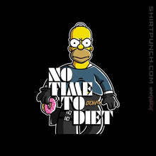 Load image into Gallery viewer, Shirts Magnets / 3"x3" / Black No Time To Diet