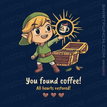 Load image into Gallery viewer, Shirts Magnets / 3"x3" / Navy Legendary Coffee