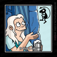 Load image into Gallery viewer, Shirts Magnets / 3"x3" / Black Is This A Cat?