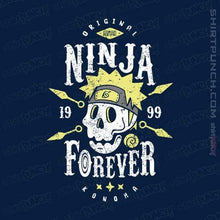 Load image into Gallery viewer, Shirts Magnets / 3"x3" / Navy Ninja Forever