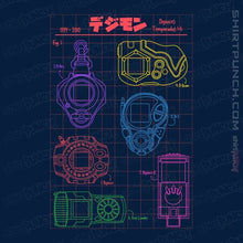 Load image into Gallery viewer, Daily_Deal_Shirts Magnets / 3"x3" / Navy Digivices