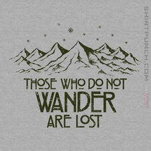 Load image into Gallery viewer, Secret_Shirts Magnets / 3"x3" / Sports Grey Those Who Do Not Wander