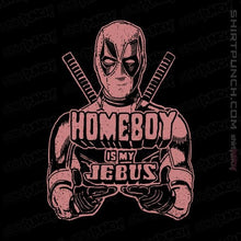 Load image into Gallery viewer, Shirts Magnets / 3"x3" / Black Homeboy Is My Jebus