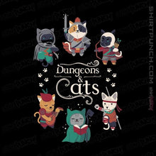 Load image into Gallery viewer, Shirts Magnets / 3"x3" / Black Dungeons & Cats 2nd Edition