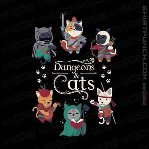 Shirts Magnets / 3"x3" / Black Dungeons & Cats 2nd Edition