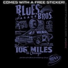 Load image into Gallery viewer, Daily_Deal_Shirts Magnets / 3"x3" / Black Blues Brothers Garage