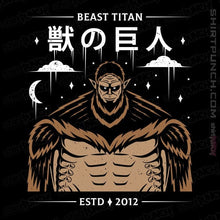 Load image into Gallery viewer, Shirts Magnets / 3"x3" / Black Zeke's Titan
