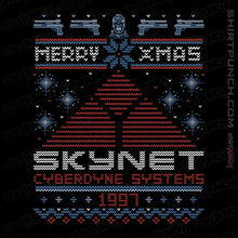 Load image into Gallery viewer, Daily_Deal_Shirts Magnets / 3"x3" / Black Happy Cyber Xmas