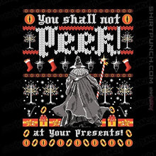 Load image into Gallery viewer, Secret_Shirts Magnets / 3"x3" / Black You Shall Not Peak