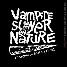 Load image into Gallery viewer, Shirts Magnets / 3"x3" / Black Vampire Slayer By Nature