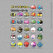 Load image into Gallery viewer, Shirts Magnets / 3"x3" / Sports Grey Types Of Pokeballs