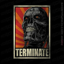 Load image into Gallery viewer, Shirts Magnets / 3"x3" / Black Terminate