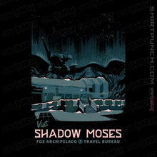 Load image into Gallery viewer, Shirts Magnets / 3"x3" / Black Visit Shadow Moses