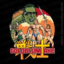 Load image into Gallery viewer, Shirts Magnets / 3"x3" / Black Goldblum Axe