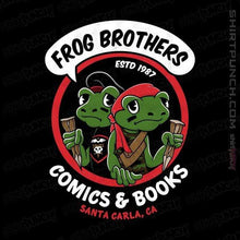 Load image into Gallery viewer, Shirts Magnets / 3&quot;x3&quot; / Black Frog Brothers Comics
