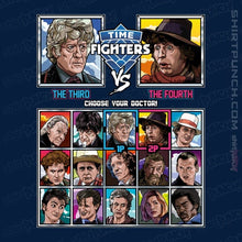 Load image into Gallery viewer, Daily_Deal_Shirts Magnets / 3"x3" / Navy Time Fighters 3rd vs 4th