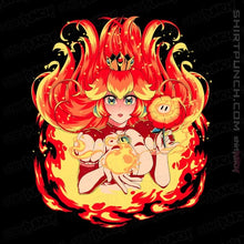 Load image into Gallery viewer, Daily_Deal_Shirts Magnets / 3"x3" / Black Peach Fire
