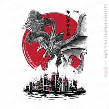 Load image into Gallery viewer, Shirts Magnets / 3"x3" / White The King Of Terror Attack Sumi-e