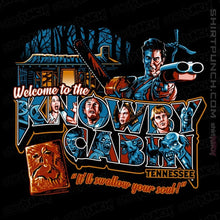 Load image into Gallery viewer, Daily_Deal_Shirts Magnets / 3"x3" / Black Welcome To The Knowby Cabin