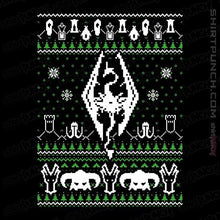 Load image into Gallery viewer, Shirts Magnets / 3"x3" / Black Skyrim Sweater