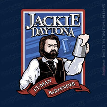 Load image into Gallery viewer, Shirts Magnets / 3"x3" / Navy Jackie Daytona - Regular Human Bartender