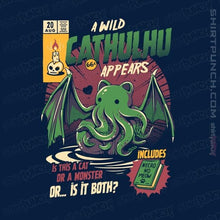 Load image into Gallery viewer, Shirts Magnets / 3"x3" / Navy Cathulhu