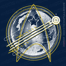 Load image into Gallery viewer, Shirts Magnets / 3"x3" / Navy Moonlight Boldly Night