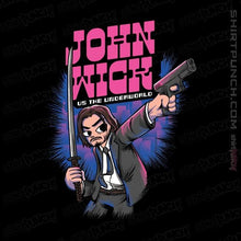 Load image into Gallery viewer, Shirts Magnets / 3&quot;x3&quot; / Black John Wick VS The Underworld

