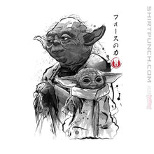 Load image into Gallery viewer, Shirts Magnets / 3"x3" / White Old And Young Sumi-e