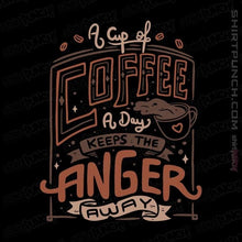 Load image into Gallery viewer, Shirts Magnets / 3"x3" / Black A Cup Of Coffee A Day