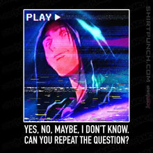 Load image into Gallery viewer, Secret_Shirts Magnets / 3"x3" / Black Can You Repeat The Question