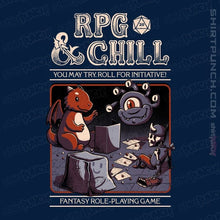 Load image into Gallery viewer, Secret_Shirts Magnets / 3"x3" / Navy RPG And Chill