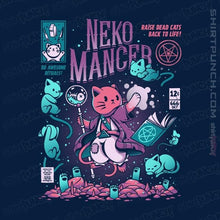Load image into Gallery viewer, Shirts Magnets / 3"x3" / Navy Nekomancer