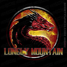 Load image into Gallery viewer, Shirts Magnets / 3"x3" / Black Lonely Mountain