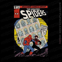 Load image into Gallery viewer, Shirts Magnets / 3"x3" / Black Spiders Of Future Past