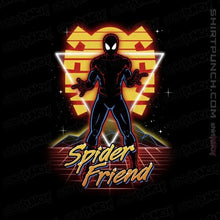 Load image into Gallery viewer, Shirts Magnets / 3&quot;x3&quot; / Black Retro Spider Friend
