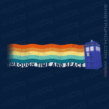 Load image into Gallery viewer, Secret_Shirts Magnets / 3"x3" / Navy Through Time And Space