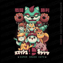 Load image into Gallery viewer, Shirts Magnets / 3"x3" / Black Smash Cats