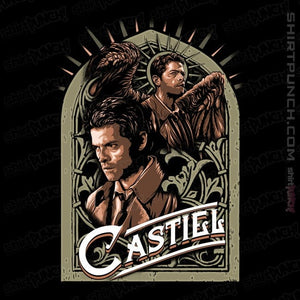 Daily_Deal_Shirts Magnets / 3"x3" / Black Castiel