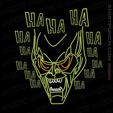 Load image into Gallery viewer, Shirts Magnets / 3"x3" / Black Neon Green Goblin