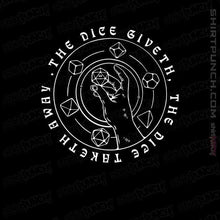 Load image into Gallery viewer, Shirts Magnets / 3"x3" / Black The Dice Giveth