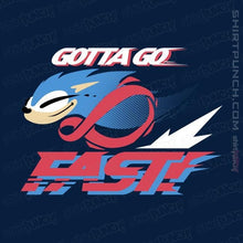 Load image into Gallery viewer, Shirts Magnets / 3"x3" / Navy Supersonic