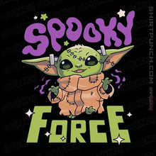 Load image into Gallery viewer, Shirts Magnets / 3"x3" / Black Spooky Force